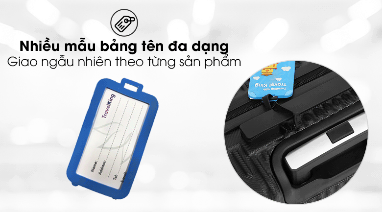 Vali nhựa 20 inch Hùng Phát 697 (Đen)