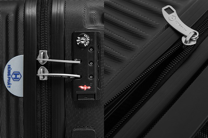 Vali nhựa 20 inch Hùng Phát 697 (Đen)