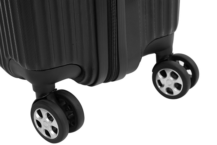 Vali nhựa 20 inch Hùng Phát 697 (Đen)