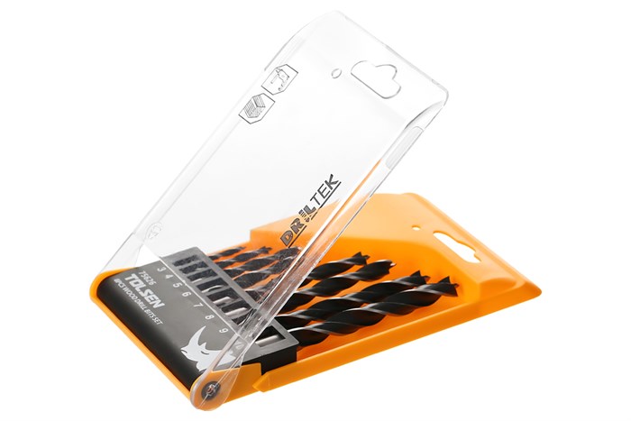 Mũi khoan gỗ Tolsen 75626 3-10 mm (bộ 8 mũi)