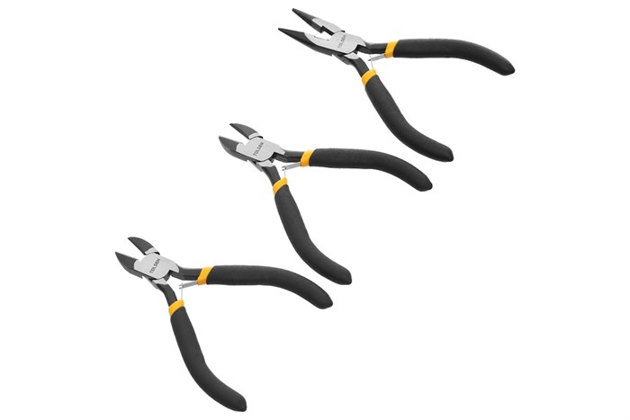 Bộ 3 kìm răng - cắt - nhọn mini Tolsen 10038 11 cm