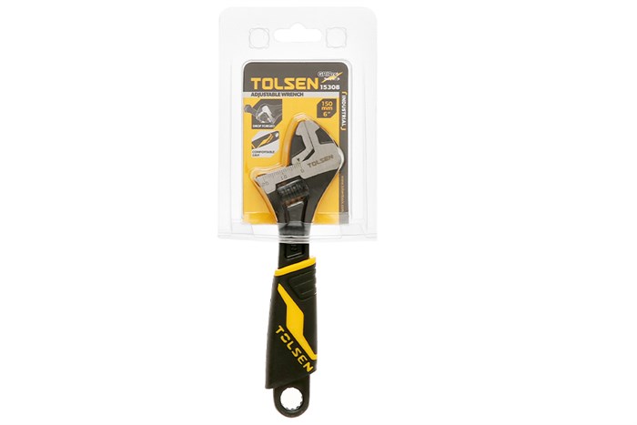 Mỏ lết cán nhựa đen Tolsen 20 mm 15308