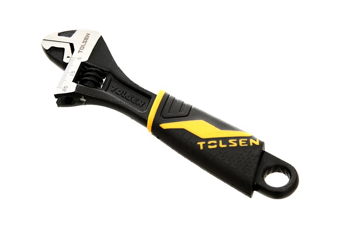 Mỏ lết cán nhựa đen Tolsen 20 mm 15308 Màu Đen - Vàng