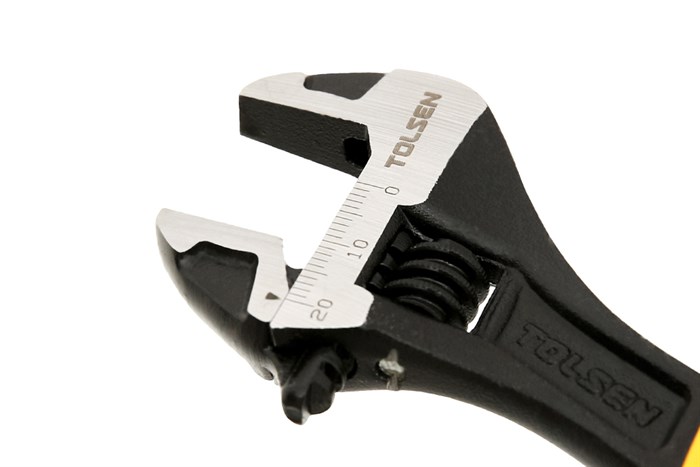 Mỏ lết cán nhựa đen Tolsen 20 mm 15308 Màu Đen - Vàng