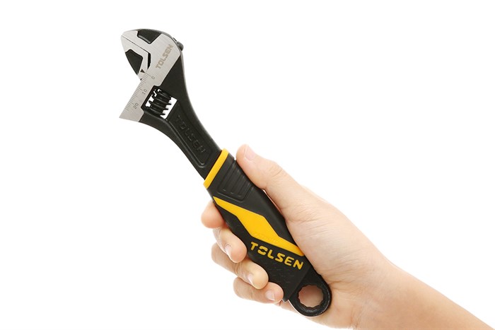 Mỏ lết cán nhựa đen Tolsen 27 mm 15309 Màu Đen - Vàng