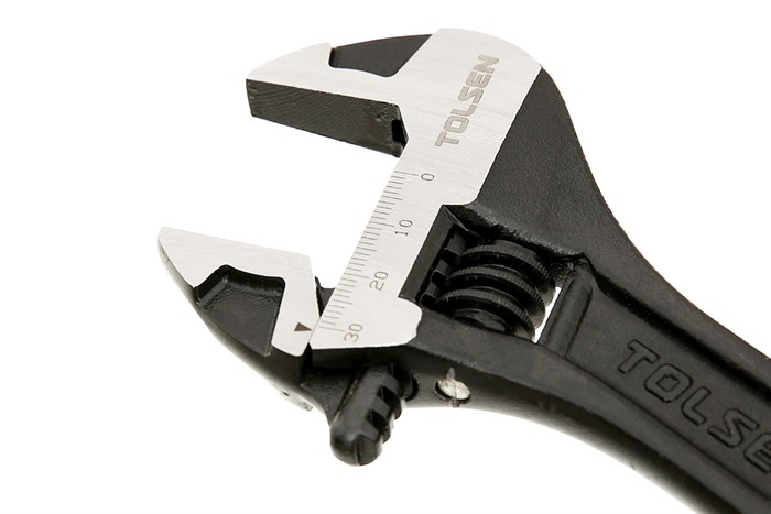 Mỏ lết cán nhựa đen Tolsen 30 mm 15310 Màu Đen - Vàng