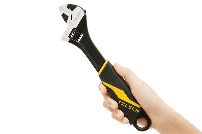 Mỏ lết cán nhựa đen Tolsen 30 mm 15310 Màu Đen - Vàng