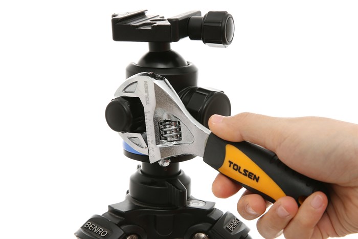 Mỏ lết mini Tolsen 30 mm 15280 Màu Đen - Vàng