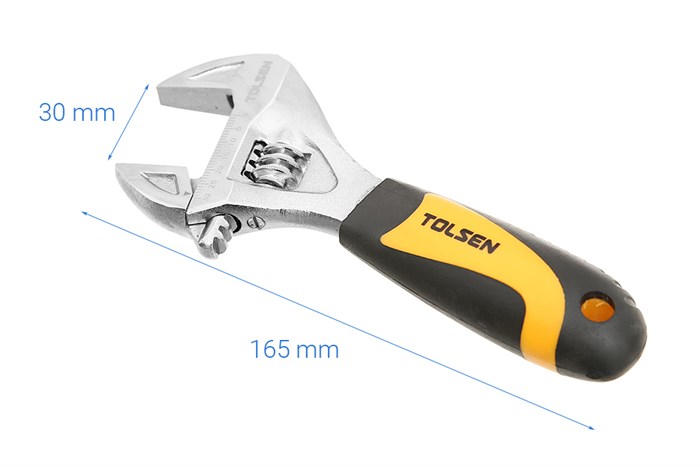 Mỏ lết mini Tolsen 30 mm 15280 Màu Đen - Vàng