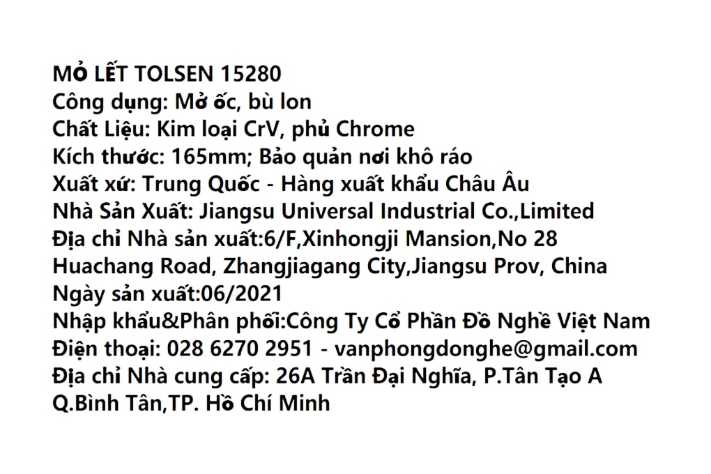 Mỏ lết mini Tolsen 30 mm 15280 - 8