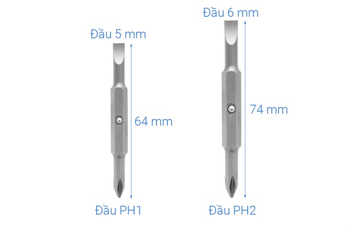 Bộ tua vít 6 in 1 5-8 mm Crownman 0606001