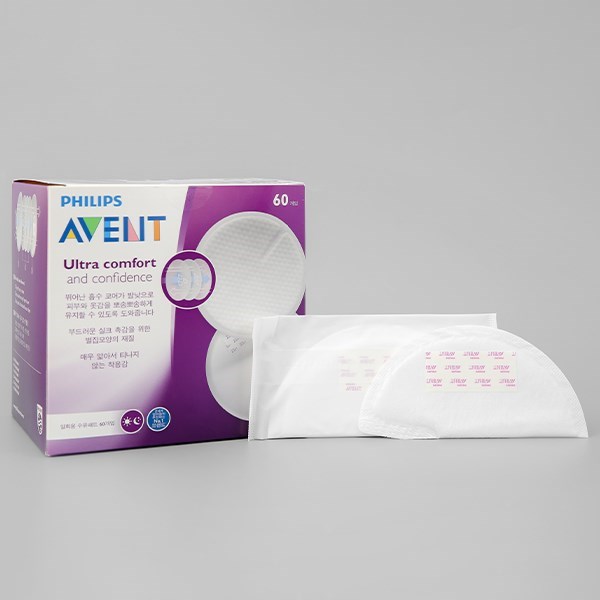 Bộ miếng lót thấm sữa dùng 1 lần Philips Avent SCF254/61 (60 miếng)