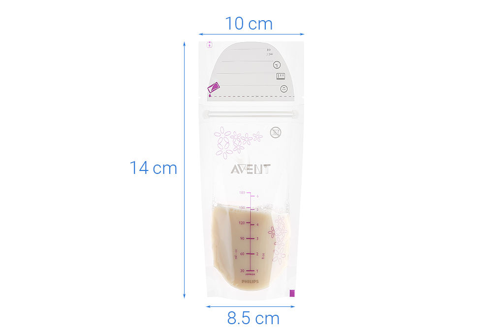 Túi trữ sữa Philips Avent 180ml SCF603/25 (25 cái)