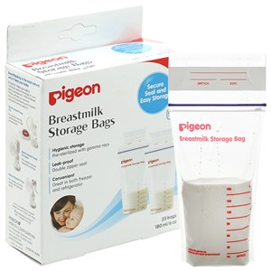 25 túi trữ sữa Pigeon 180 ml