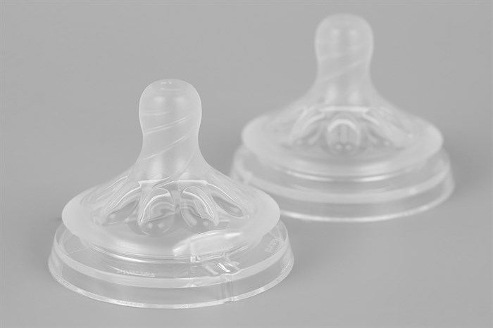 Núm ti silicone Philips Avent cho trẻ sơ sinh SCF651.23 Màu Trắng