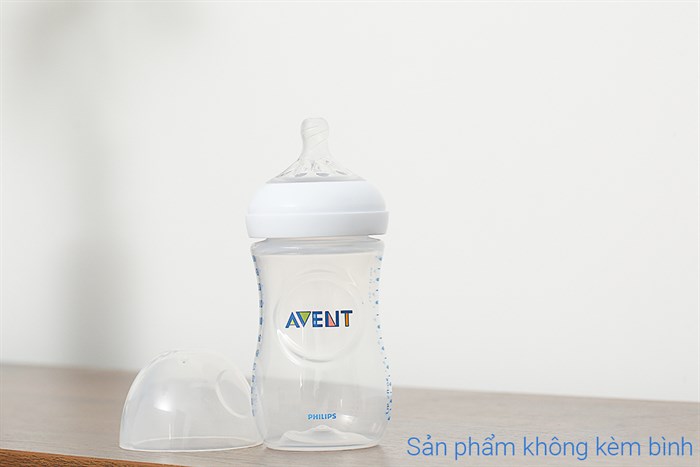 Núm ti silicone Philips Avent cho trẻ sơ sinh SCF651.23 Màu Trắng