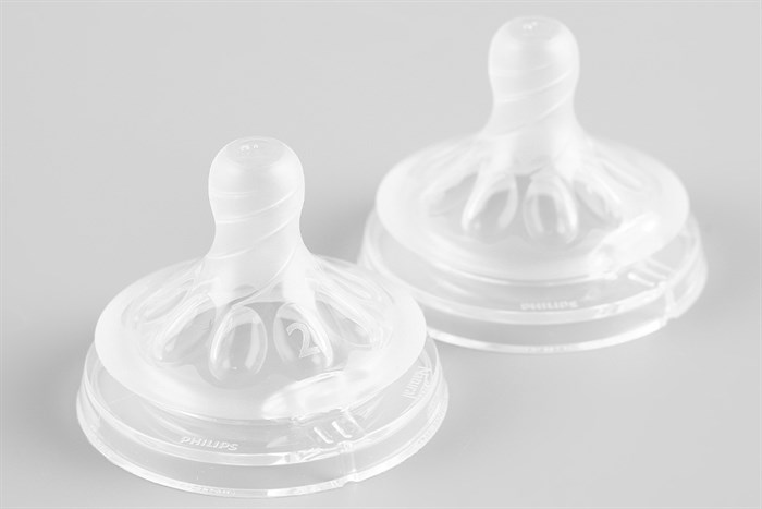 Núm ti silicone Philips Avent cho trẻ từ 1 tháng tuổi SCF652/23 Màu Trắng
