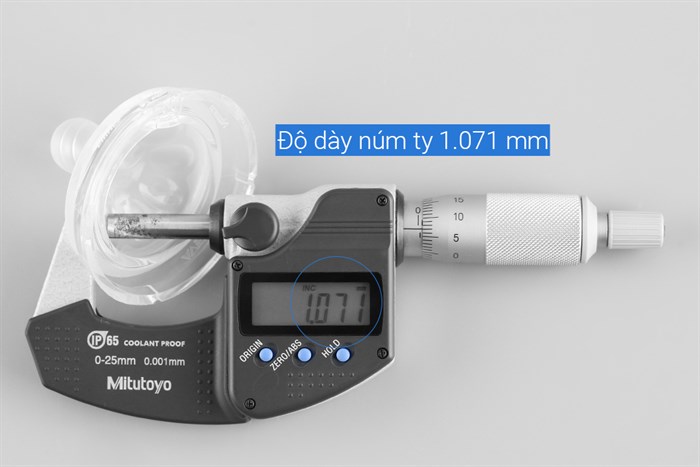 Núm ti silicone Philips Avent cho trẻ từ 1 tháng tuổi SCF652/23 Màu Trắng