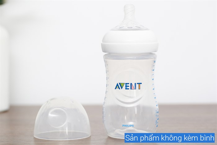 Núm ti silicone Philips Avent cho trẻ từ 1 tháng tuổi SCF652/23 Màu Trắng