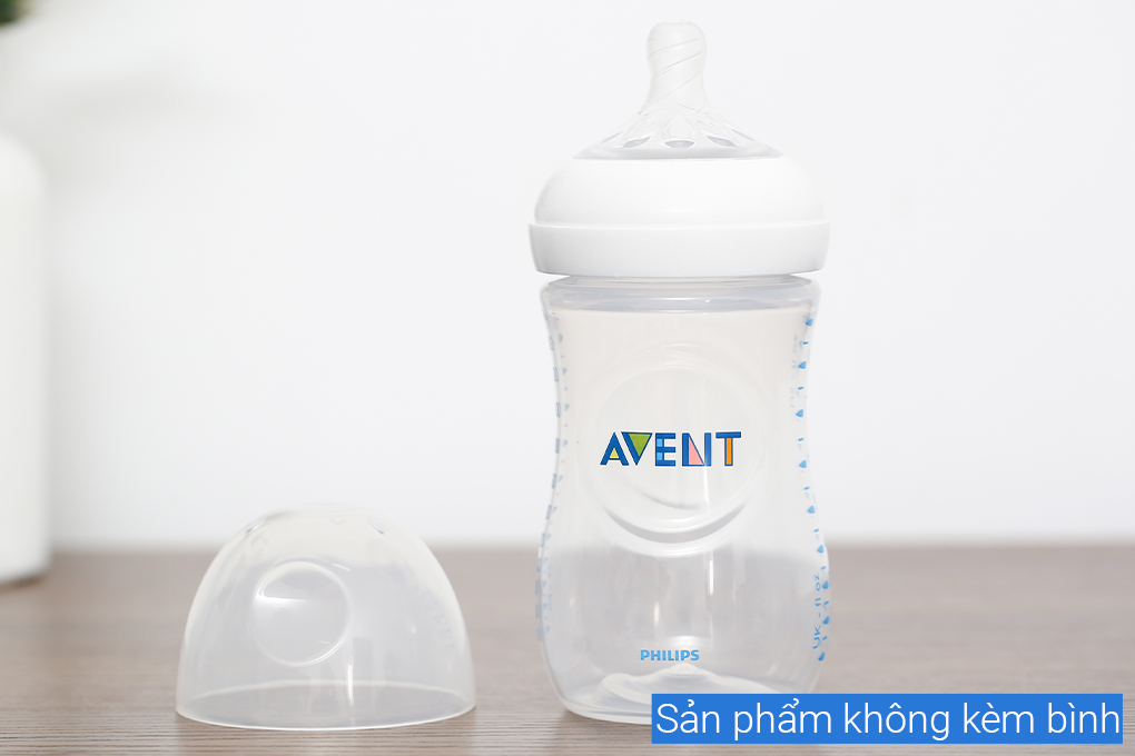 Núm ti silicone Philips Avent cho trẻ từ 1 tháng tuổi SCF652/23