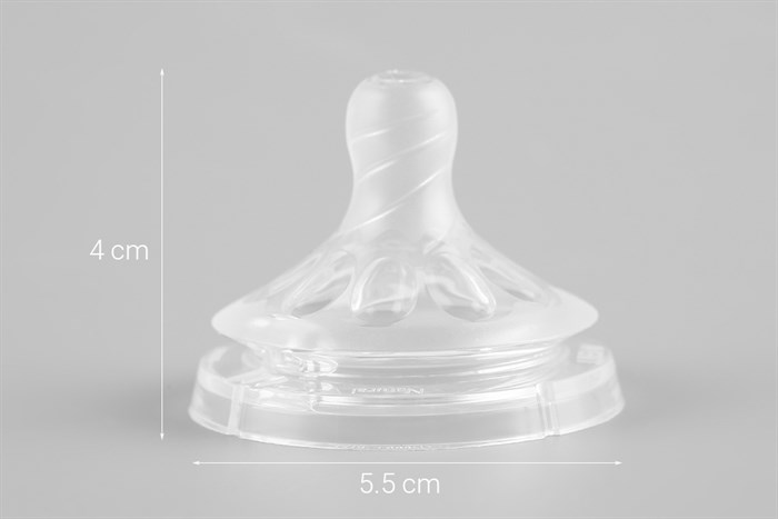 Núm ti silicone Philips Avent cho trẻ từ 1 tháng tuổi SCF652/23 Màu Trắng