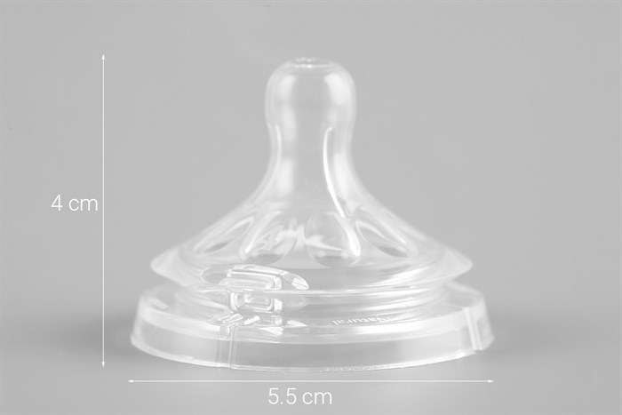 Núm ti silicone Philips Avent cho trẻ từ 6 tháng tuổi SCF654/23 Màu Trắng