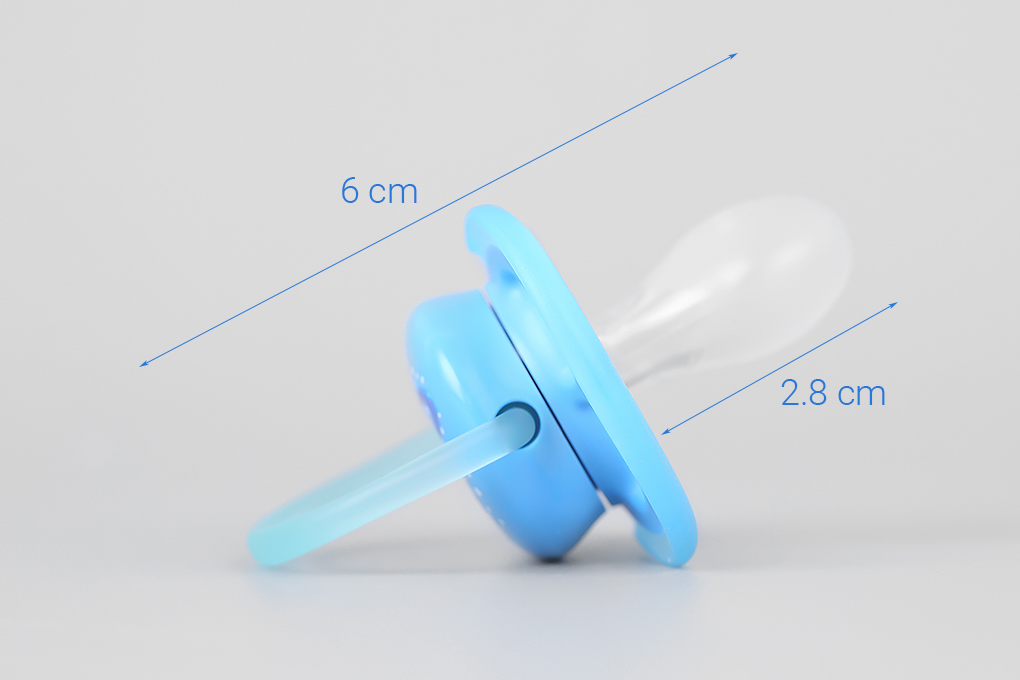 Ti giả silicone cho trẻ 6 - 18 tháng tuổi Philips Avent SCF542/12 Màu Xanh Dương