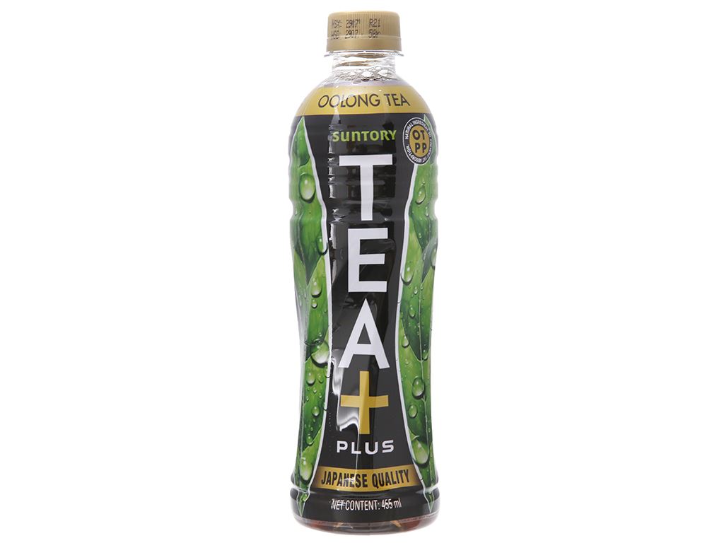 6 chai trà ô long Tea Plus 455ml 3