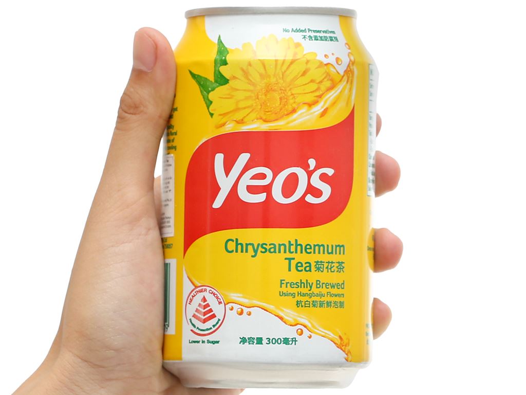 6 lon trà hoa cúc Yeo's 300ml 6