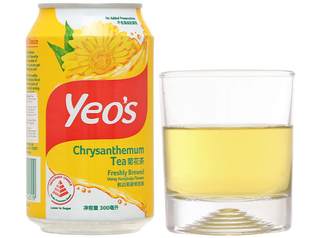 6 lon trà hoa cúc Yeo's 300ml 8