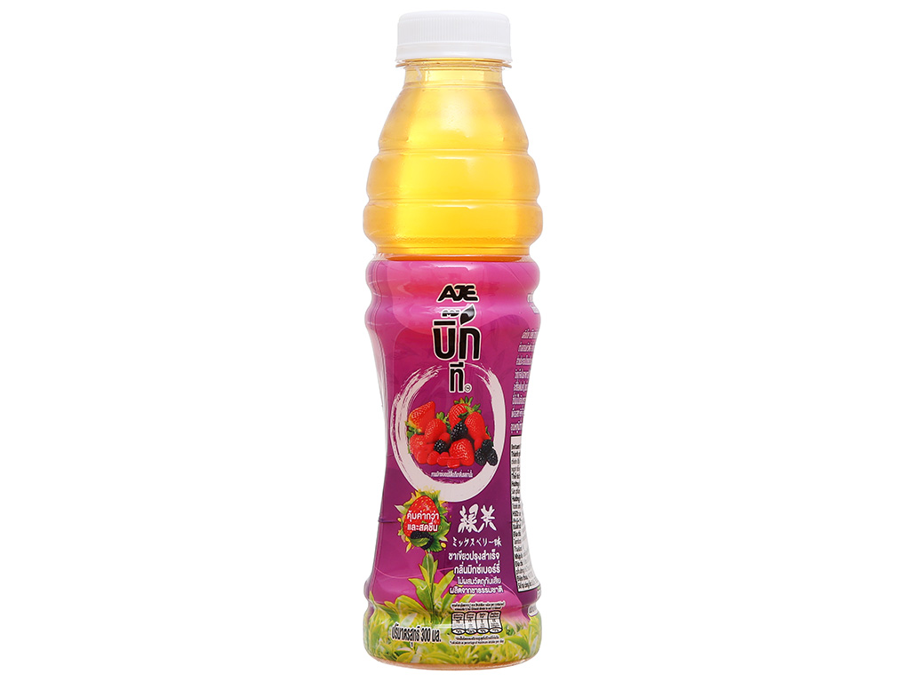 Tea Vi 6 chai trà xanh Big Tea vị berry 300ml tại Bách Hoá Xanh