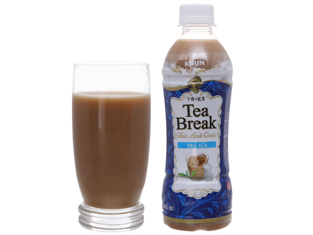 Thùng 24 chai trà sữa Kirin Tea Break 345ml giá tốt tại ...