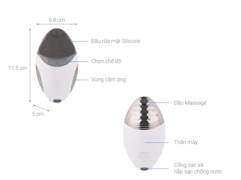 Máy rửa mặt và nâng cơ mặt Lifetrons CMD-100