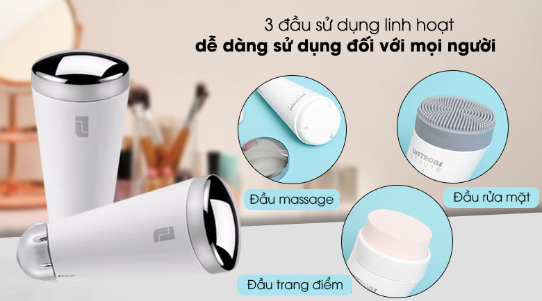 Máy rửa mặt 3 trong 1 Lifetrons EM-600