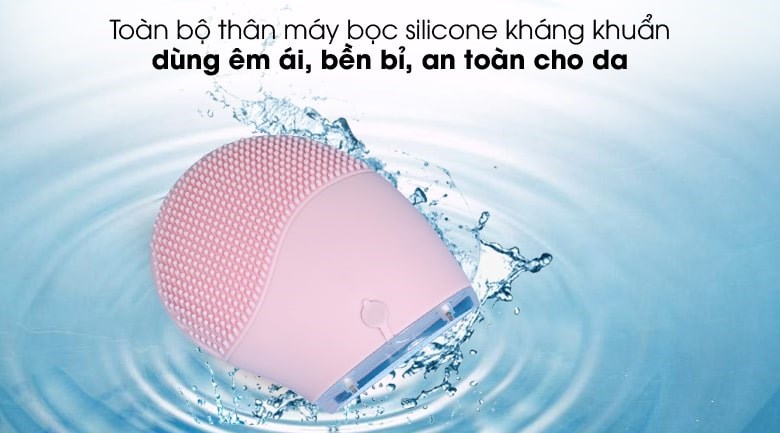 Máy rửa mặt và massage Halio Baby Pink