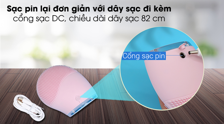 Máy rửa mặt và massage Halio Baby Pink