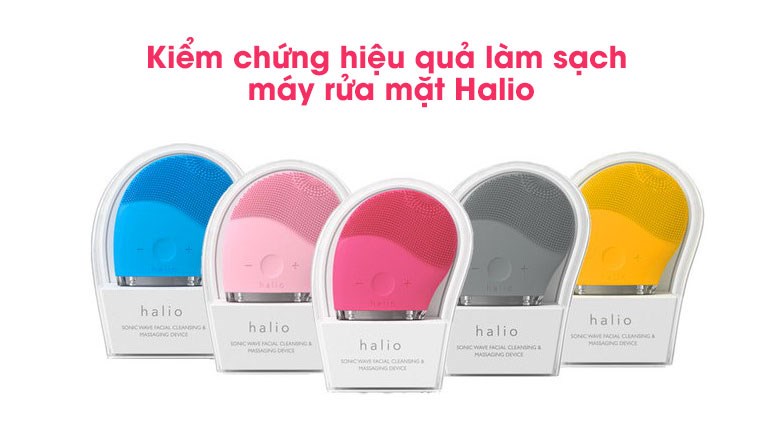 Máy rửa mặt và massage Halio Baby Pink-1