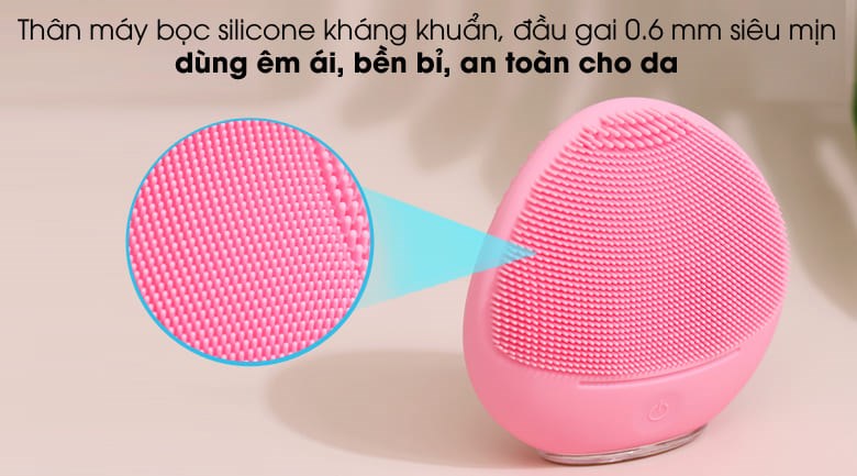 Máy rửa mặt và massage dành cho da nhạy cảm Halio Baby Pink