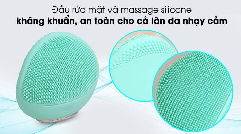 Máy rửa mặt và massage dành cho da nhạy cảm Halio Sweet Mint