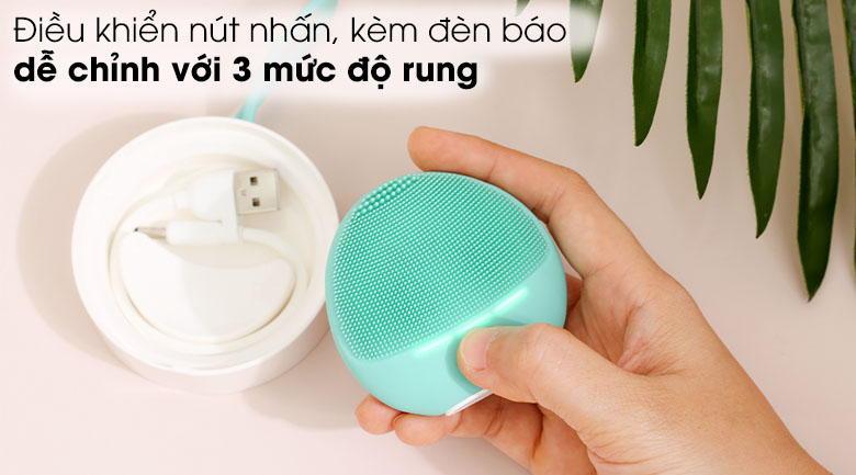 Thiết kế đơn giản - Máy rửa mặt và chăm sóc da nhạy cảm Halio Sensitive Sweet Mint