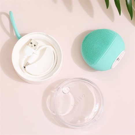 Máy rửa mặt và massage dành cho da nhạy cảm Halio Sweet Mint Màu Xanh mint