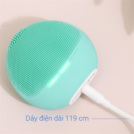 Máy rửa mặt và massage dành cho da nhạy cảm Halio Sweet Mint Màu Xanh mint