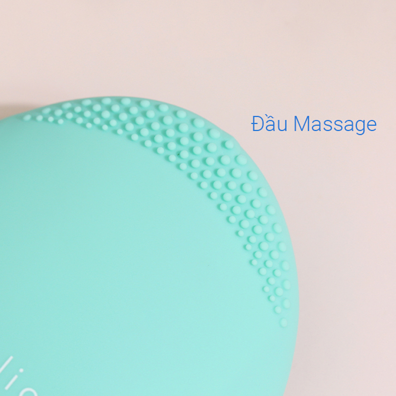 Máy rửa mặt và massage dành cho da nhạy cảm Halio Sweet Mint Màu Xanh mint
