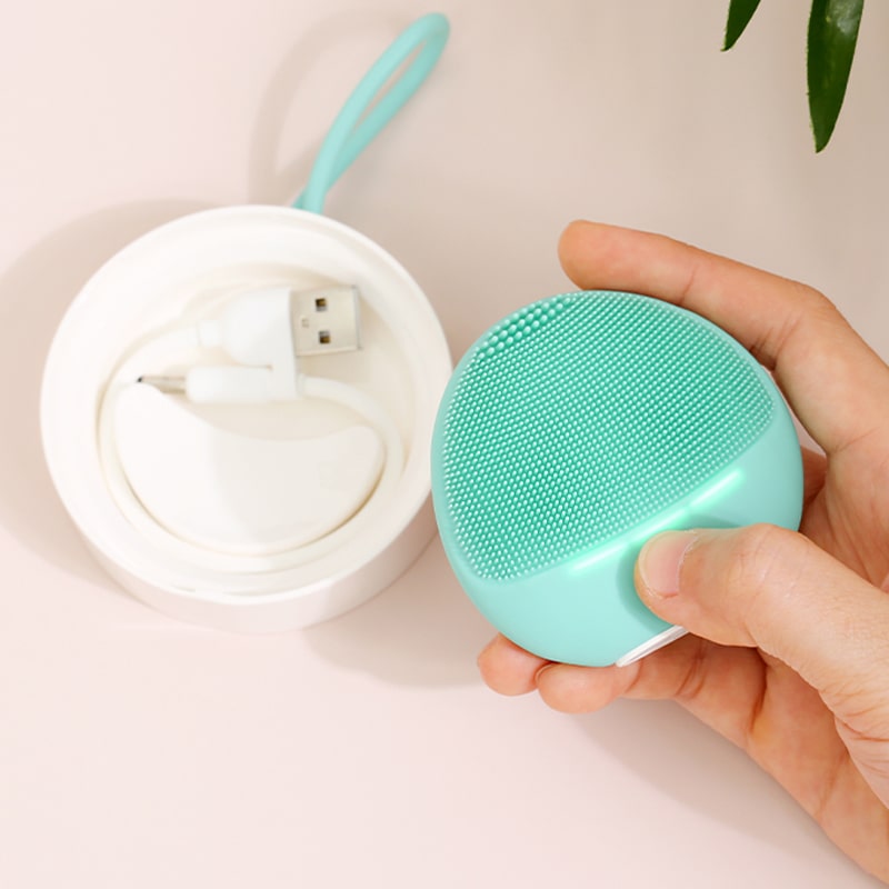 Máy rửa mặt và massage dành cho da nhạy cảm Halio Sweet Mint Màu Xanh mint