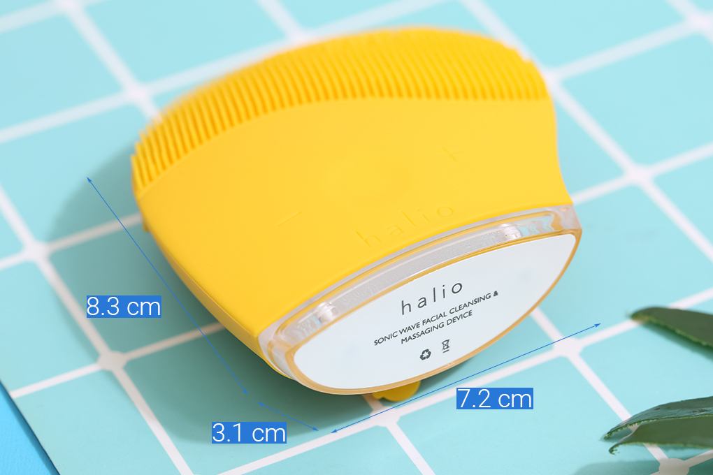 Máy rửa mặt và massage Halio Facial Mustard