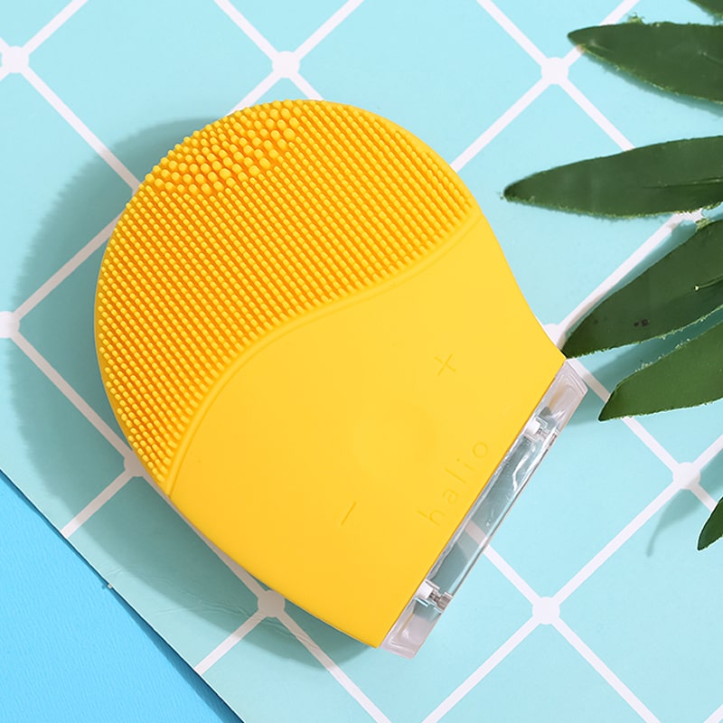 Máy rửa mặt và massage Halio Mustard Màu Vàng