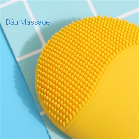 Máy rửa mặt và massage Halio Mustard Màu Vàng