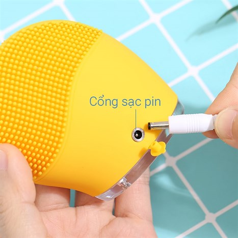 Máy rửa mặt và massage Halio Mustard Màu Vàng