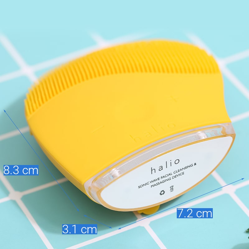 Máy rửa mặt và massage Halio Mustard Màu Vàng