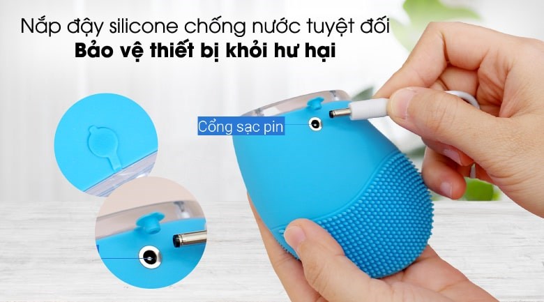 Máy rửa mặt và massage Halio Sky Blue